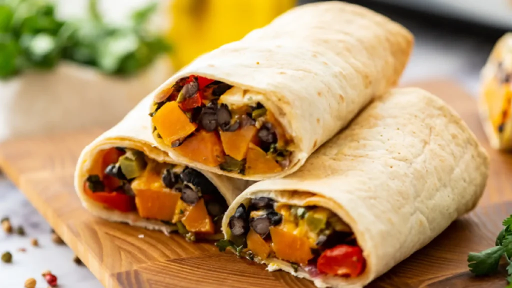 Sweet Potato and Black Bean Burritos