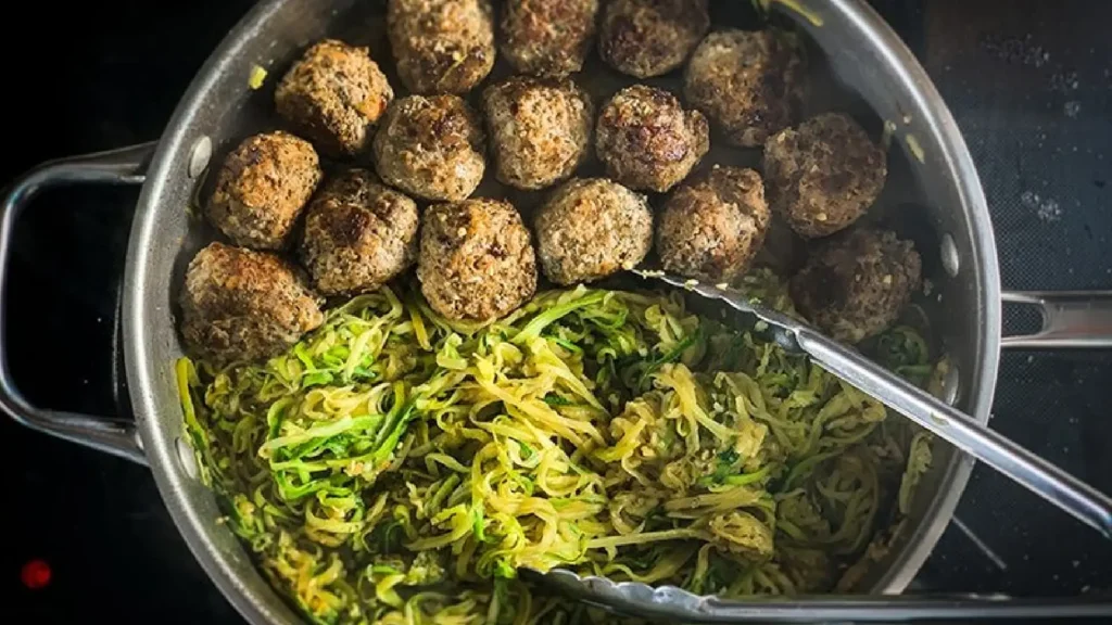 Turkey Meatball Zoodles